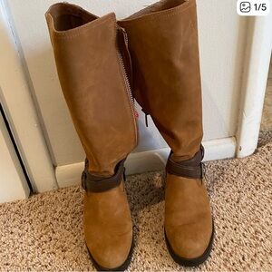 UGG Tan Over the Knee Boots